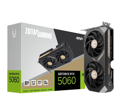 Karta graficzna ZOTAC GeForce RTX 5060 AMP 8GB GDDR7 DLSS4 ZT-B50600F-10M